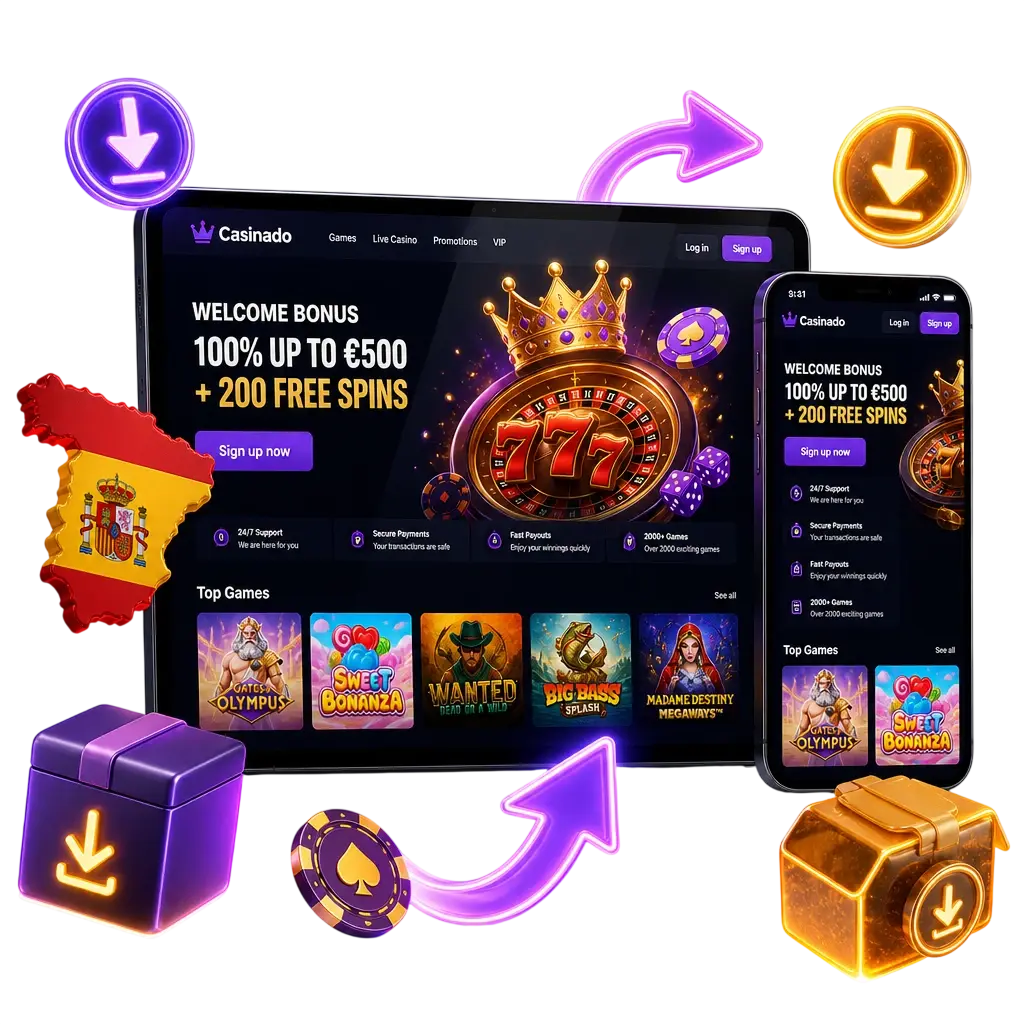 Application Casinado pour Android : téléchargement sécurisé et installation rapide du fichier officiel