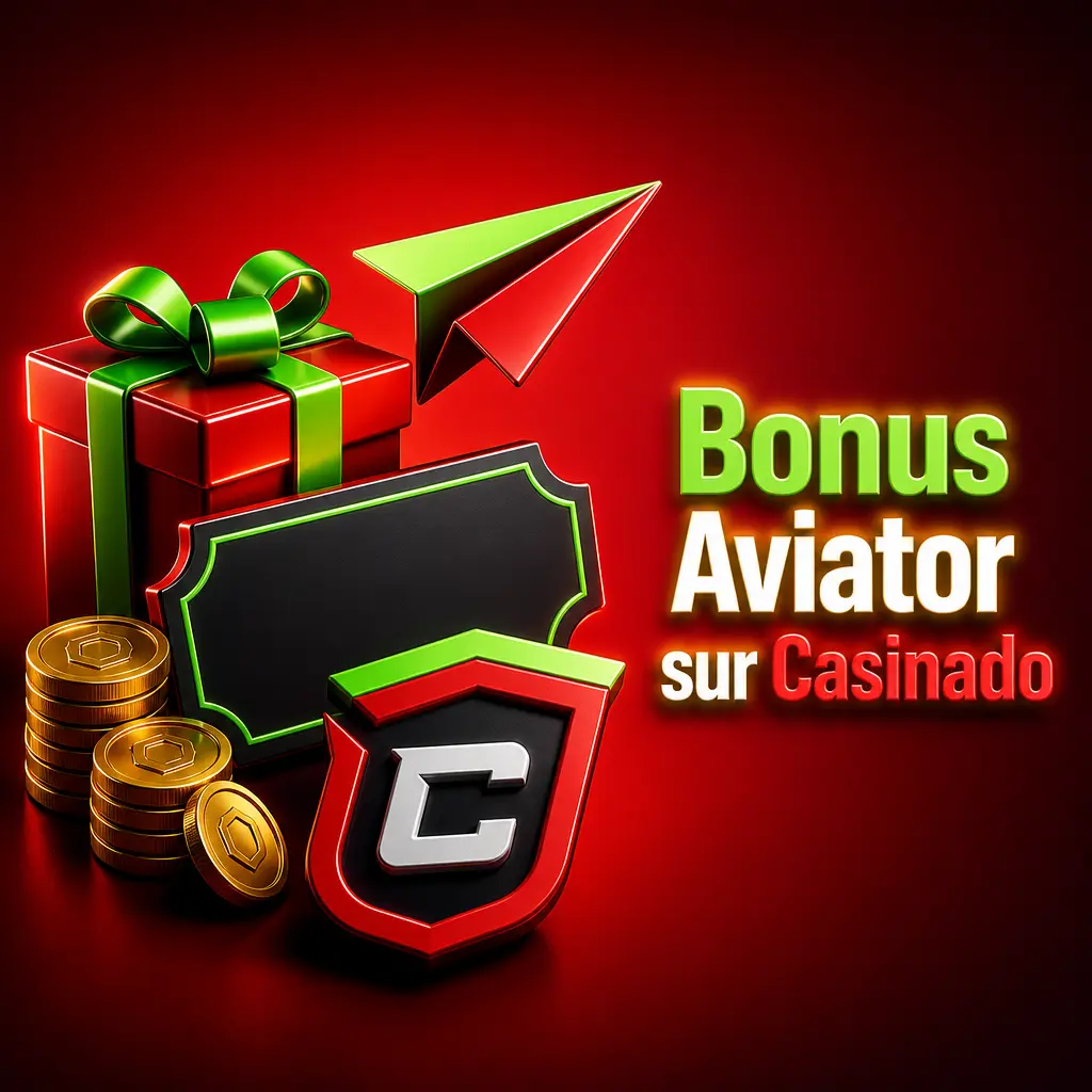 Bonus de bienvenue Casinado avec tours gratuits pour jouer à Aviator, conditions de dépôt et rollover à vérifier