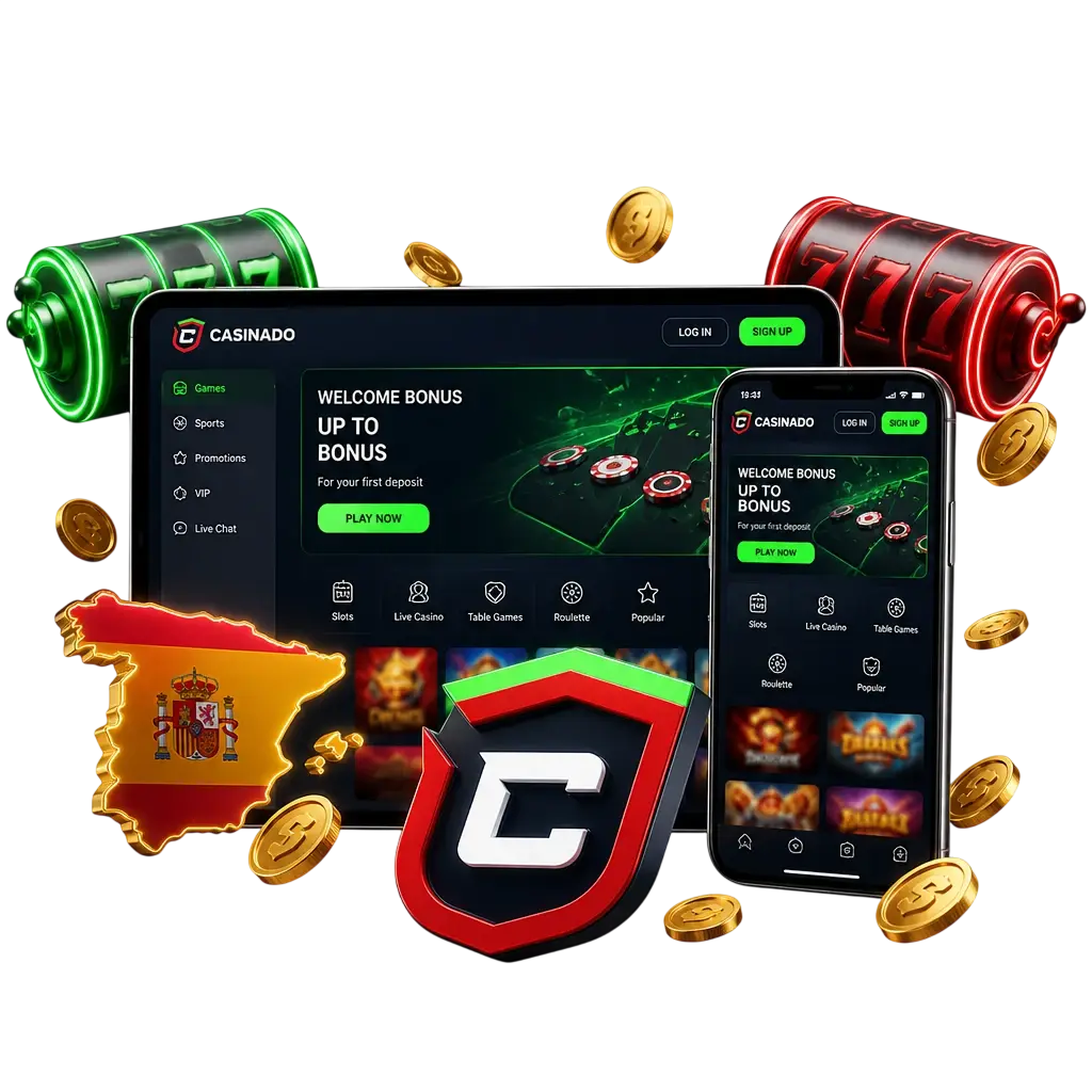 Bonus de bienvenue Casinado : 100% jusqu'à 500€ + 200 tours gratuits sur votre premier dépôt casino.