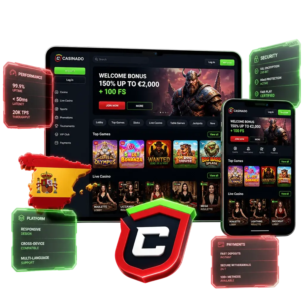 Configuration requise iOS pour l'application Casinado : version, RAM, stockage et compatibilité des appareils