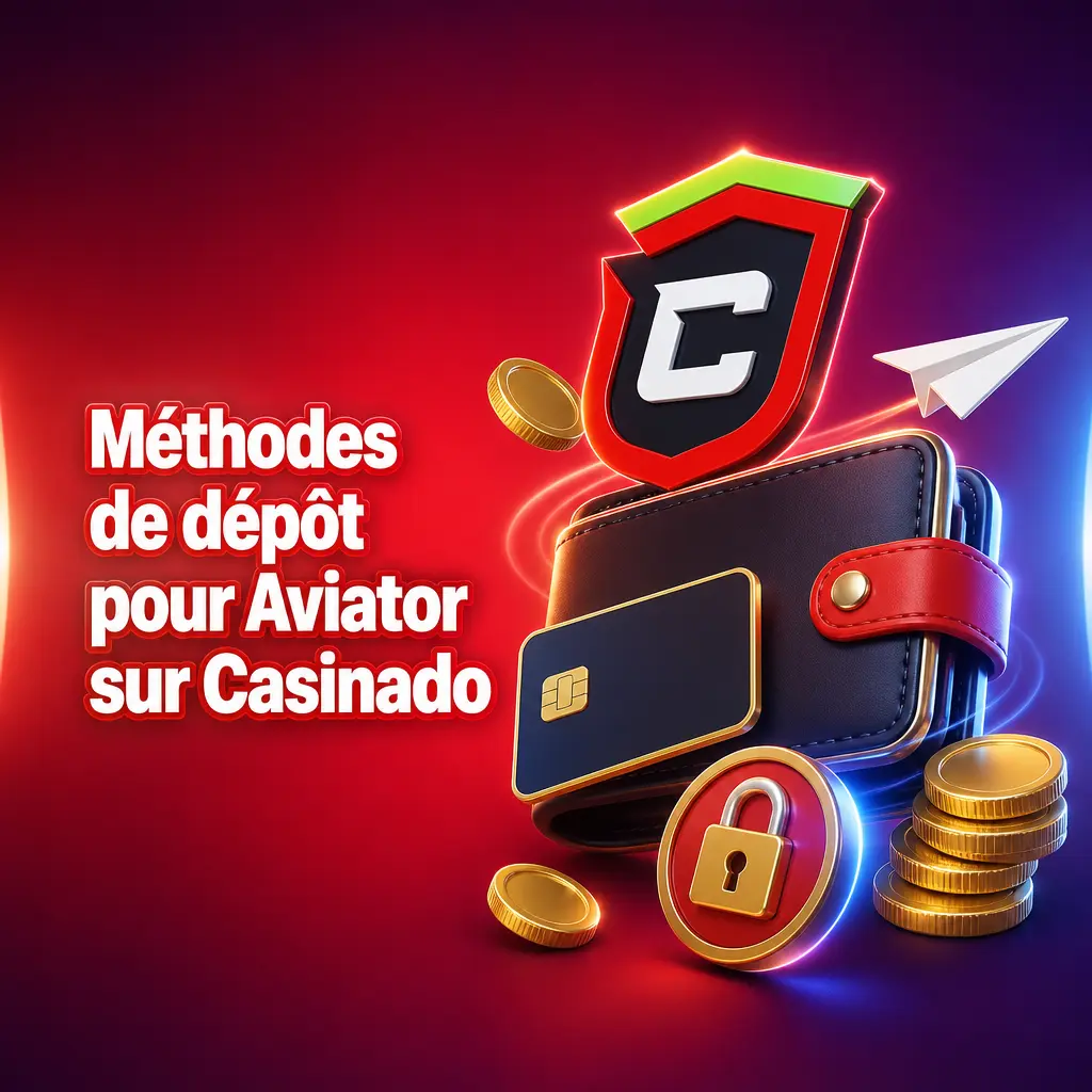 Méthodes de dépôt disponibles pour jouer à Aviator sur Casinado : cartes, e-wallets, prépayées et crypto.